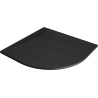 Mexen Bert полукръгла душ-табла SMC 90 x 90 cm, черна - 4KR709090
