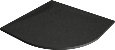 Mexen Bert полукръгъл SMC 90 x 90 см, черен - 4KR709090
