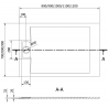 Mexen Otto правоъгълен душкабина SMC 100 x 90 см, бял - 4N109010