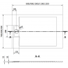 Mexen Otto правоъгълен душ-бокс SMC 100 x 80 см, черен - 4N708010