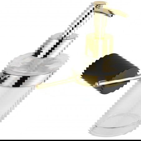 Mexen Aron диспенсър за сапун, черен/златен - 70881388-57