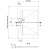 Mexen Egon правоъгълен душ кабина SMC 120 x 90 см, черен - 4R709012