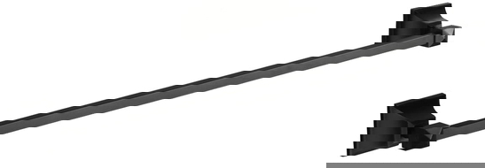 Mexen Dalia закачалка за кърпи, черна - 7017324-70