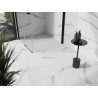 Mexen Stone+ квадратен композитен поддушник 70 x 70 см, бял, бяла маскировка