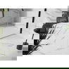 Mexen Stone+ композитен плот rectangular 120 x 70 см, бял, бяла капачка - 44107012-W
