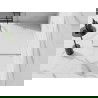Mexen Stone+ композитен плот rectangular 120 x 70 см, бял, бяла капачка - 44107012-W