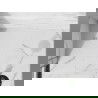 Mexen Stone+ композитен плот rectangular 120 x 70 см, бял, бяла капачка - 44107012-W