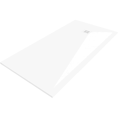 Mexen Stone+ правоъгълна композитна душ кабина 200 x 80 см, бялa, бял капак