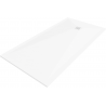 Mexen Stone+ правоъгълно композитно душово корито 160 x 90 см, бяло, бял капак