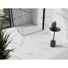 Mexen Stone+ квадратен композитен душ 100 x 100 см, бял, бяла маскировка - 44101010-W