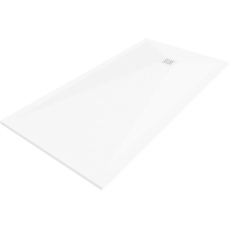 Mexen Stone+ правоъгълна композитна душова корито 180 x 100 см, бялa, бялa