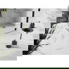 Mexen Stone+ композитен квадратен под 70 x 70 см, бял, златна капачка - 44107070-G