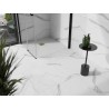 Mexen Stone+ квадратна композитна душ кабина 70 x 70 см, бяла, златна маска