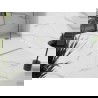 Mexen Stone+ композитен квадратен душ 140 x 100 см, бял, златна маска - 44101014-G