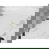Mexen Stone+ композитен правоъгълен душ 140 x 90 см, бял, златна решетка - 44109014-G