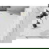 Mexen Stone+ композитен RECTANGULAR душов под, 180 x 70 см, бял, златна капачка - 44107018-G