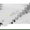 Mexen Stone+ композитен RECTANGULAR душов под, 180 x 70 см, бял, златна капачка - 44107018-G