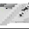 Mexen Stone+ композитен правоъгълен душ 180 x 100 см, бял, черна маскировка - 44101018-B