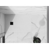Mexen Stone+ правоъгълен композитен душ коритo 140 x 80 см, бяло, черна капачка