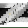 Mexen Stone+ квадратен композитен душ под 70 x 70 см, черен, златна капачка - 44707070-G
