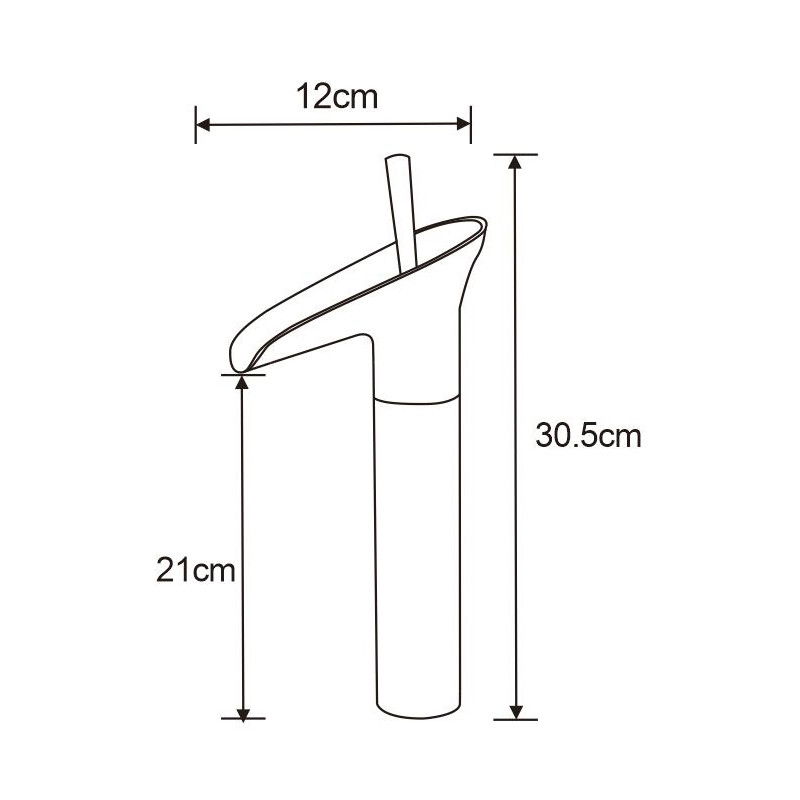 Mexen Orion висока батерия за мивка, хром - 745510-00