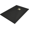 Mexen Stone+ правоъгълно композитно корито 110 x 70 см, черно, златна решетка
