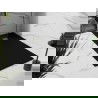 Mexen Stone+ правоъгълен композитен душ кабина 180 x 70 см, черен, златна капачка - 44707018-G