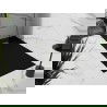 Mexen Stone+ композитен правоъгълен поддушов панел 160 x 90 см, черен, с златист капак - 44709016-G
