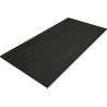 Mexen Stone+ композитен душ кабина правоъгълна 160 x 70 см, черна, черна капачка - 44707016-B