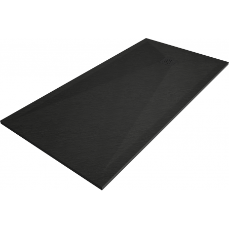 Mexen Stone+ композитен душ кабина правоъгълна 200 x 80 см, черен, черна маска - 44708020-B