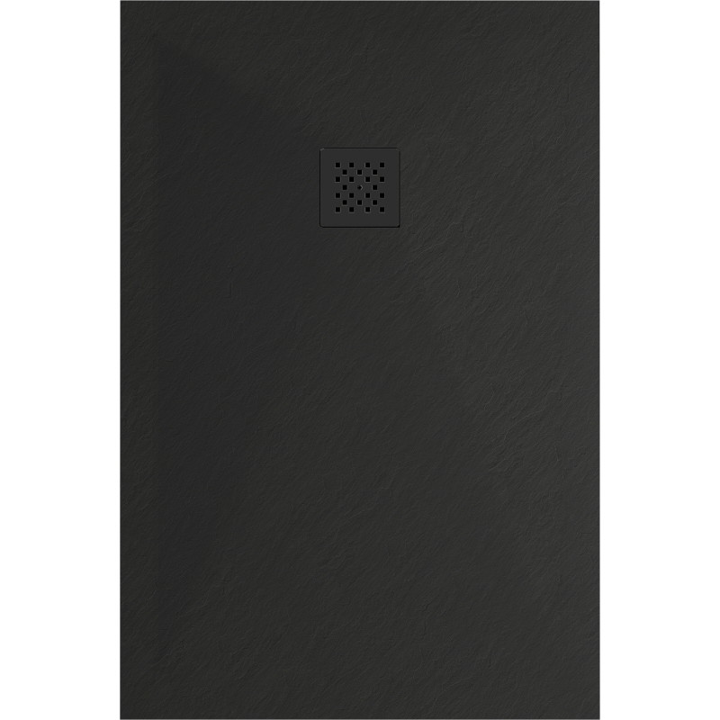 Mexen Stone+ правоъгълна композитна душ кабина 140 x 70 см, черна, черен капак