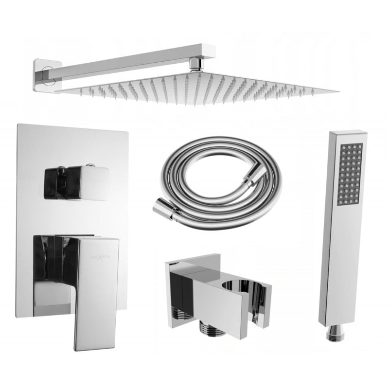 Mexen Uno DR02 комплект за вграждане с душ, хром - 71435DR02-00