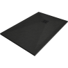 Mexen Stone+ композитен правоъгълен душ корито 90 x 80 см, черно, черно