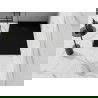 Mexen Stone+ композитен правоъгълен душ-под 80 x 70 см, черен, черна маска - 44707080-B