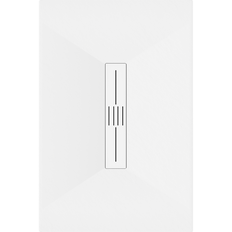 Mexen Toro правоъгълно душово корито SMC 140 x 70 cm, бяло, бяла маска - 43107014-W