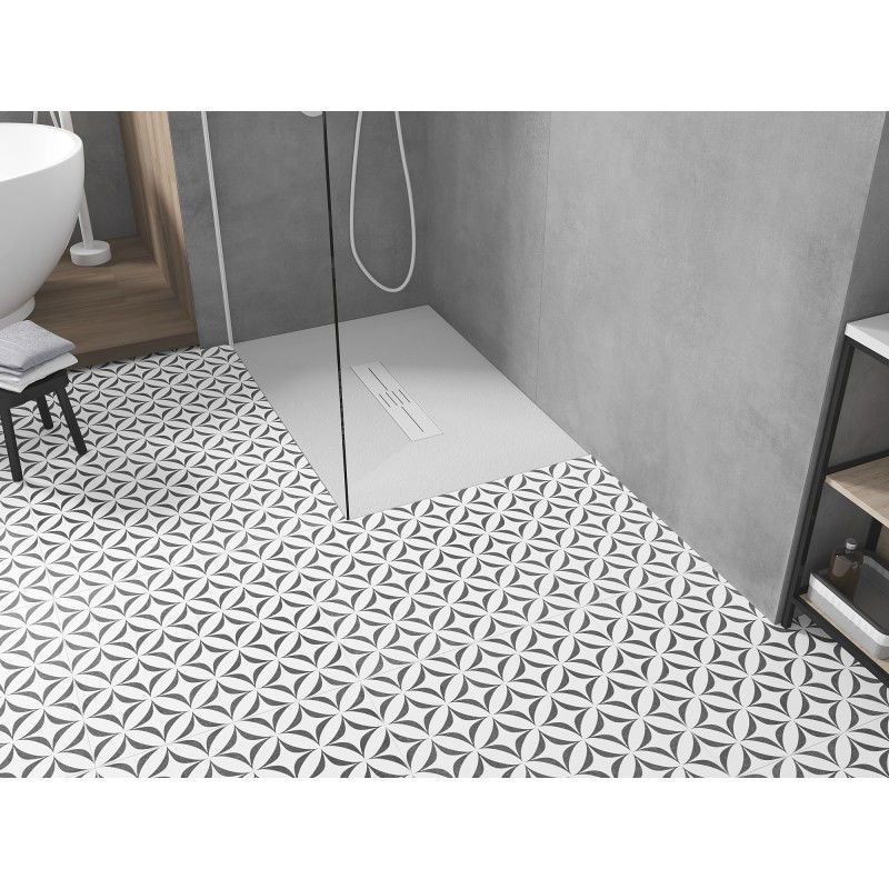 Mexen Toro правоъгълно корито SMC 130 x 80 cm, бял, бял капак - 43108013-W