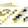 Mexen Uno DR02 инсталация за душ с вграждане, златна - 71435DR02-50