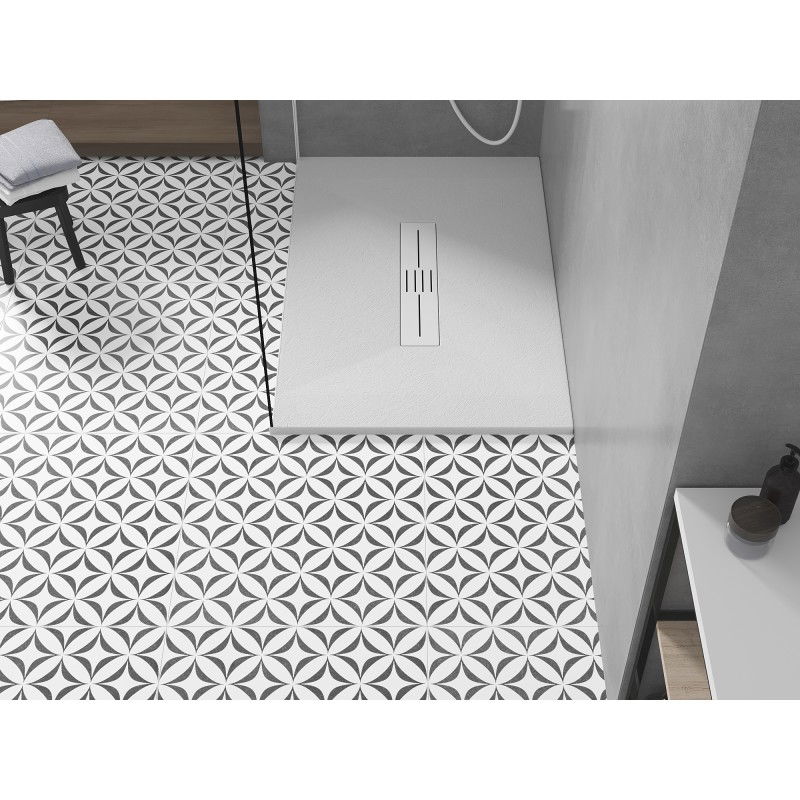 Mexen Toro правоъгълен душ кабина SMC 120 x 80 cм, бял, бяла маскировка - 43108012-W