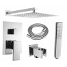 Mexen Uno DR72 стенен душ комплект, хром - 71435DR72-00