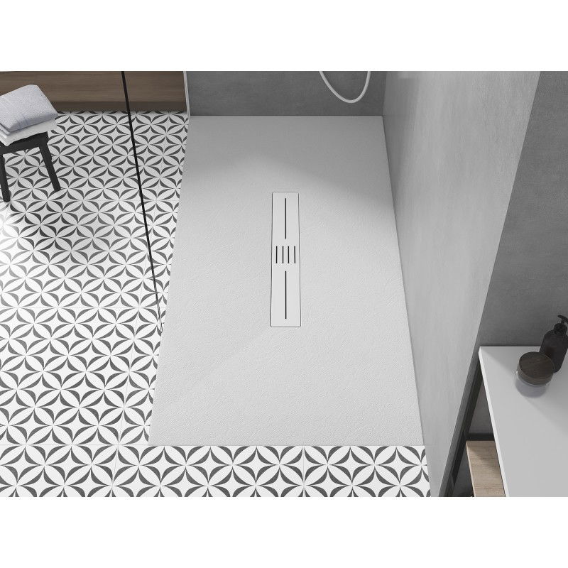 Mexen Toro правоъгълно поддушово корито SMC 170 x 90 cm, бяло, бяла покривна