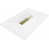 Правоъгълен поддушник Mexen Toro SMC 100 x 90 cm, бял, златен панел - 43109010-G