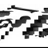 Mexen Uno DR33 комплект за душ за вграждане, черен - 71435DR33-70