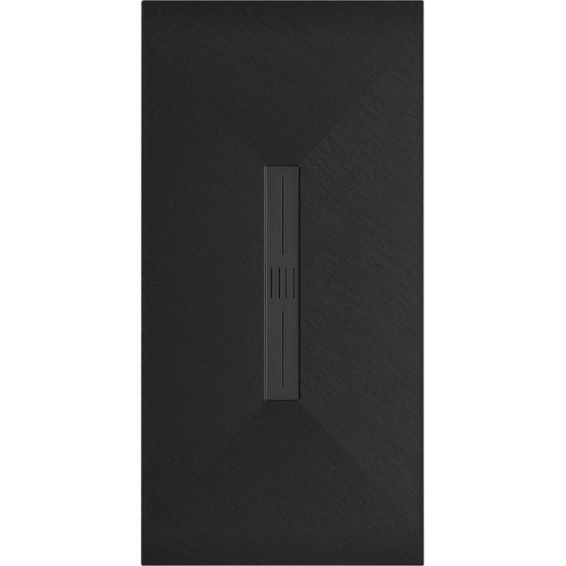 Mexen Toro правоъгълен поддушов улей SMC 180 x 80 cm, черен, черен капак - 43708018-B