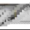 Мексен Торо правоъгълен поддушов коритник SMC 170 x 90 см, бял, златна маска - 43109017-G