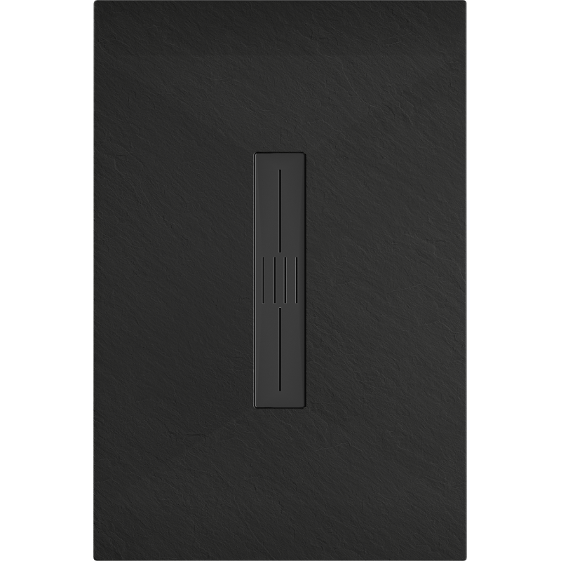 Mexen Toro правоъгълно корито SMC 130 x 80 см, черно, черна обвивка - 43708013-B