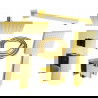 Mexen Uno DR45 скрит душ комплект, златен - 71435DR45-50