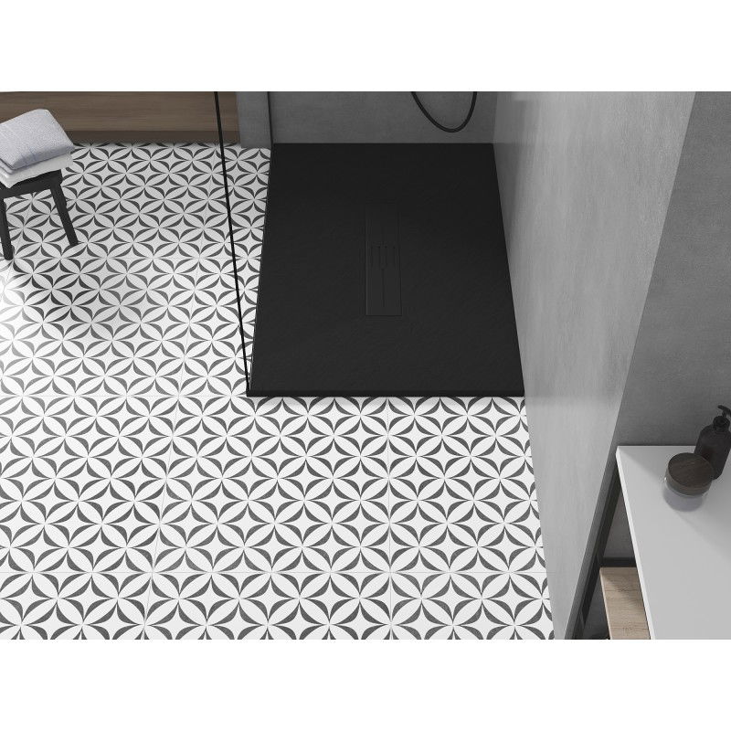 Mexen Toro правоъгълно корито SMC 130 x 70 cm, черно, маскировка черна - 43707013-B