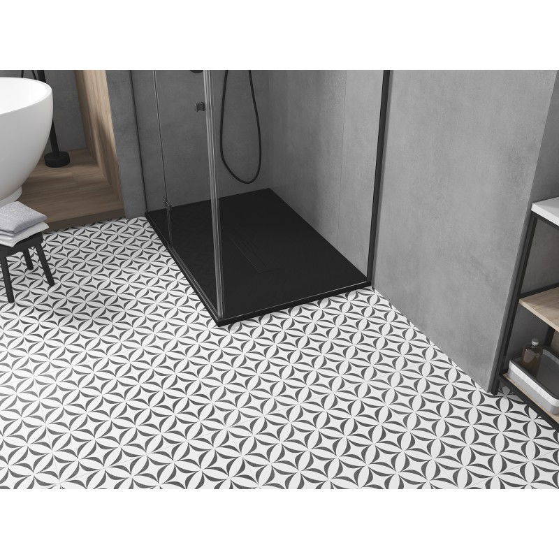 Mexen Toro правоъгълно корито SMC 120 x 70 см, черно, черен капак - 43707012-B