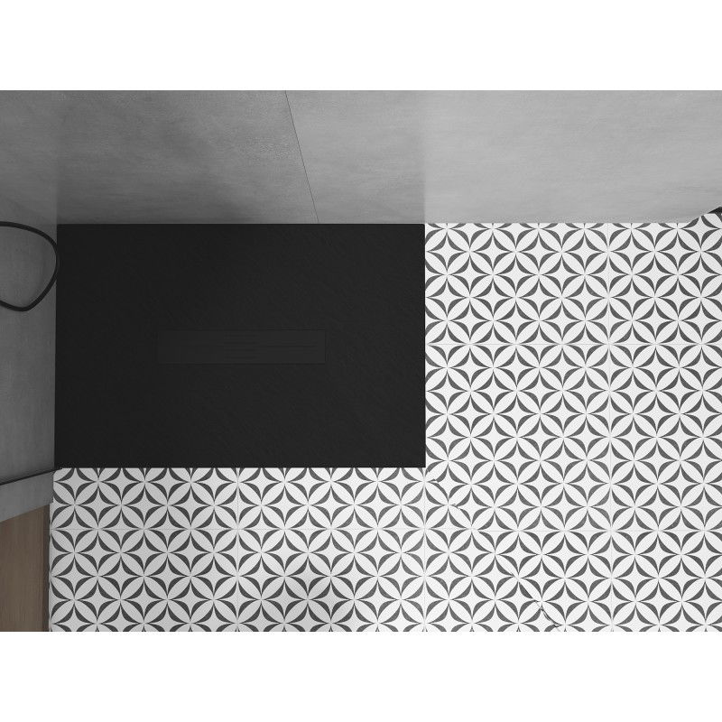 Mexen Toro правоъгълно душ корито SMC 110 x 70 см, черно, черна маскировка - 43707011-B