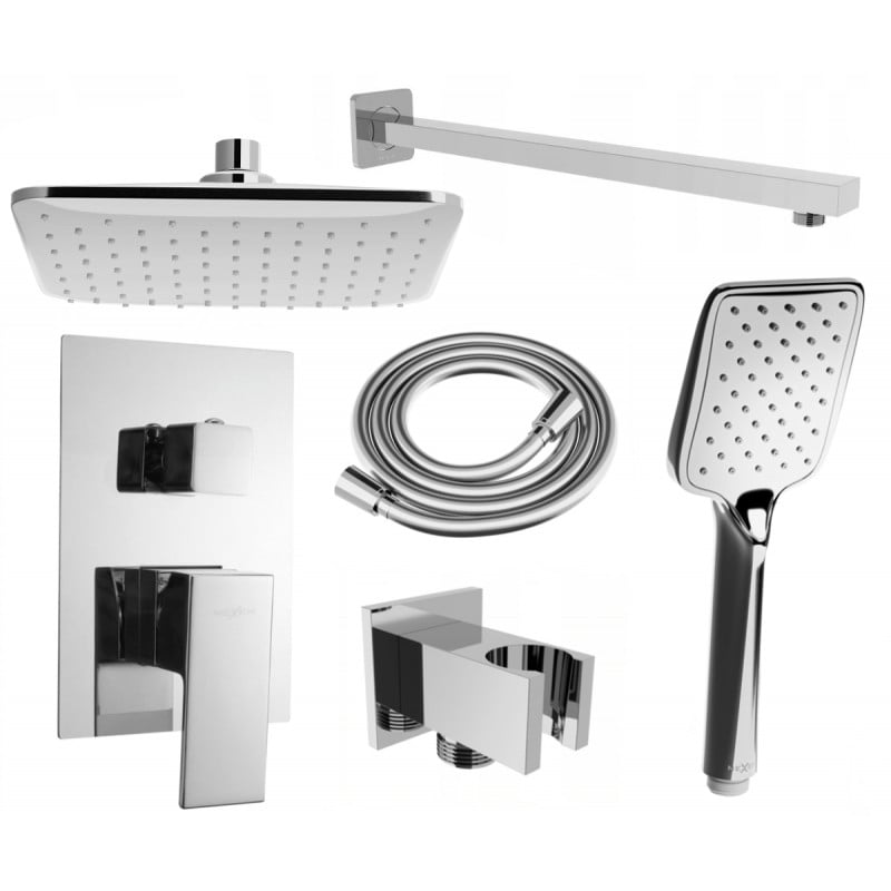 Mexen Uno DR62 комплект за вграждане за душ, хром - 71435DR62-00